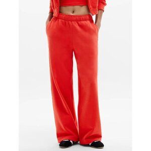 ATHLETA Women's Forever Fleece Wide Leg Size M in Red
